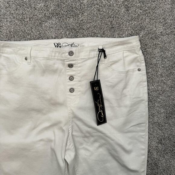 DG2 Diane Gilman Bermuda Shorts Sz 1X Plus Preppy Minimalist Classic Resort Chic - Picture 2 of 13
